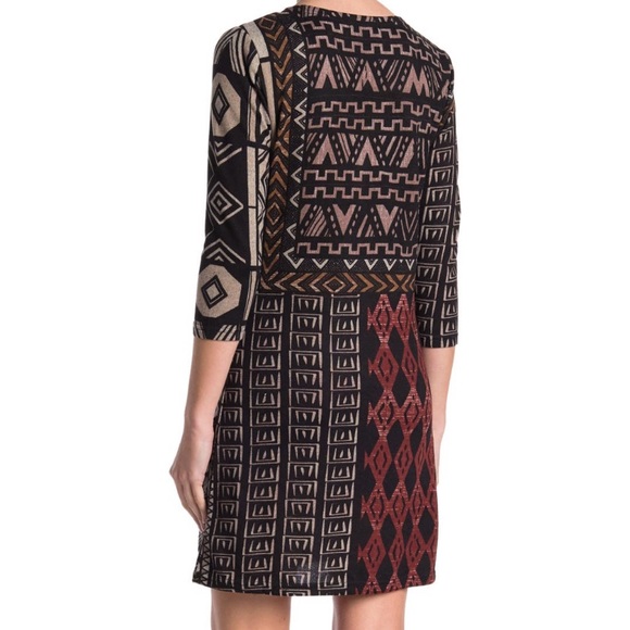 Papillon Geo print dress - Picture 2 of 4